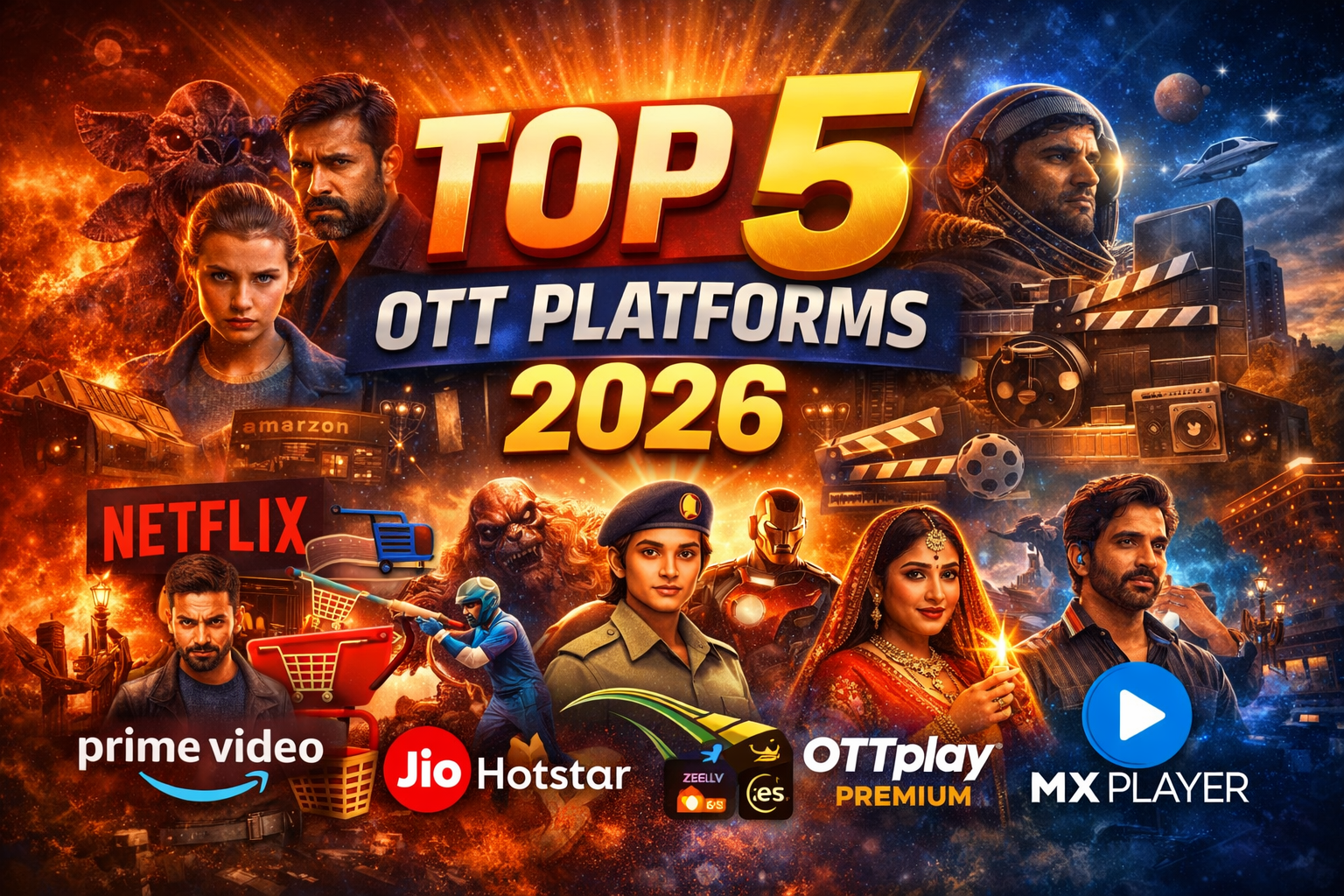 Top 5 OTT platforms 2026