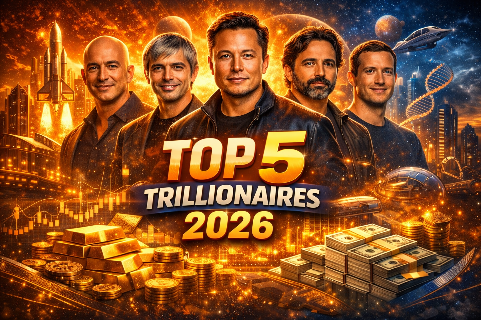 Top 5 Trillionaires in the World