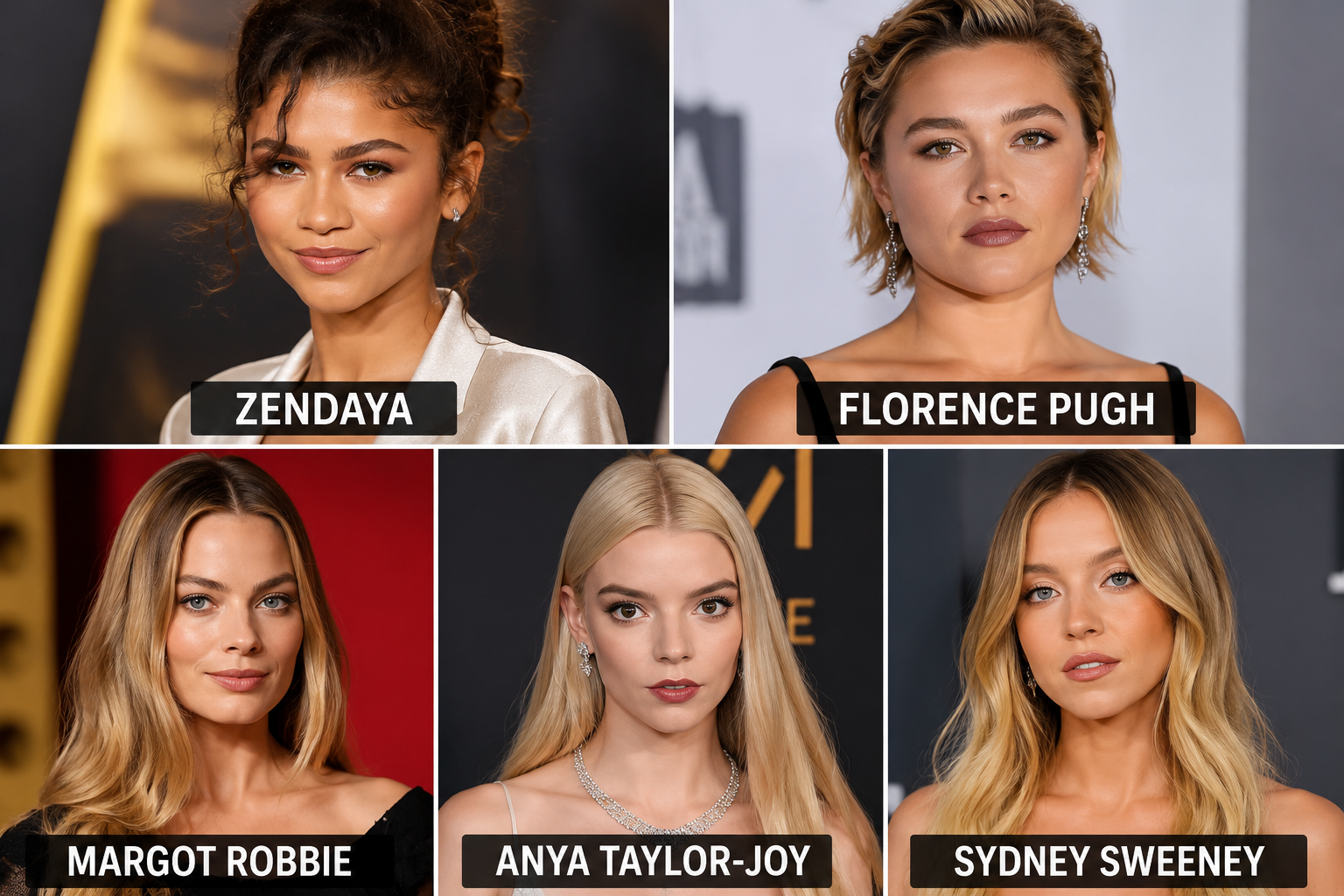 Top 5 Hollywood Actresses of 2026