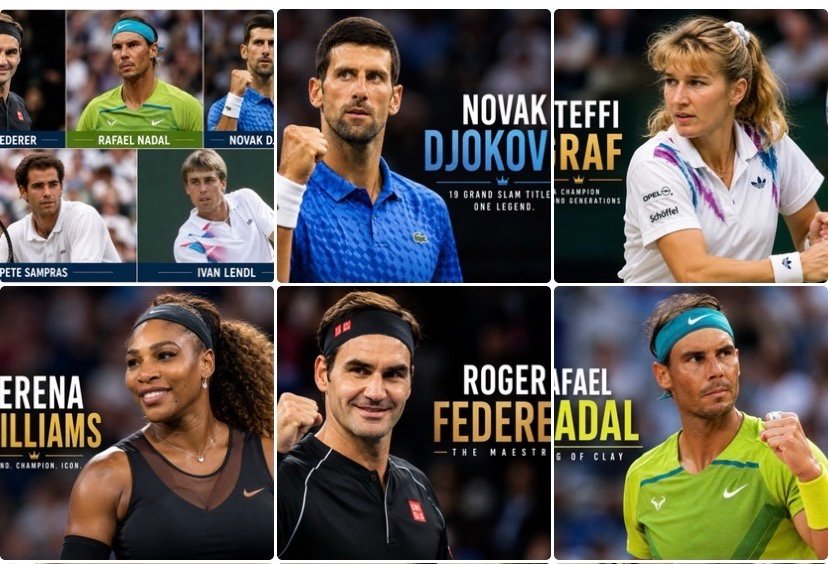 Top 5 Greatest Tennis Players of All Time